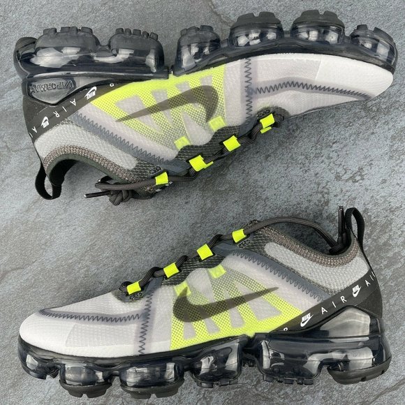 Nike Air Vapormax 2019 Mens 7 Running Shoes Atmosphere Grey Black Womens 8.5 - Picture 6 of 12